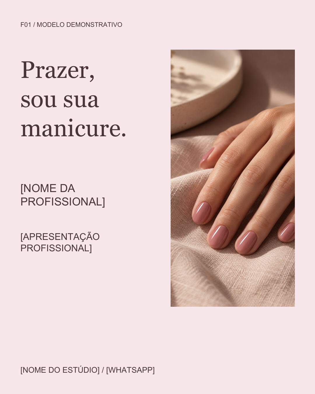 Abrir o modelo de apresentação profissional